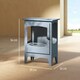 image 7 of HOMCOM Freestanding Bioethanol Fireplace Ethanol Fireplace Stove, Grey