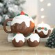 image 4 of Christmas Pudding Salt & Pepper Shakers