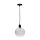 image 2 of First Choice Lighting Set of 2 Betchley Clear Ribbed Glass Globe Easy Fit Pendant Shades Clear