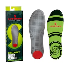 Sorbothane Single Strike Heel Shock-Absorbing Insoles — Size 8-9 UK (Pair) | Multi | 8-9 UK