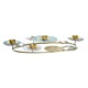 image 1 of Candle Holder DKD Home Decor Mirror Golden Metal Mint Waterlily (54 x 33 x 8 cm) N/A
