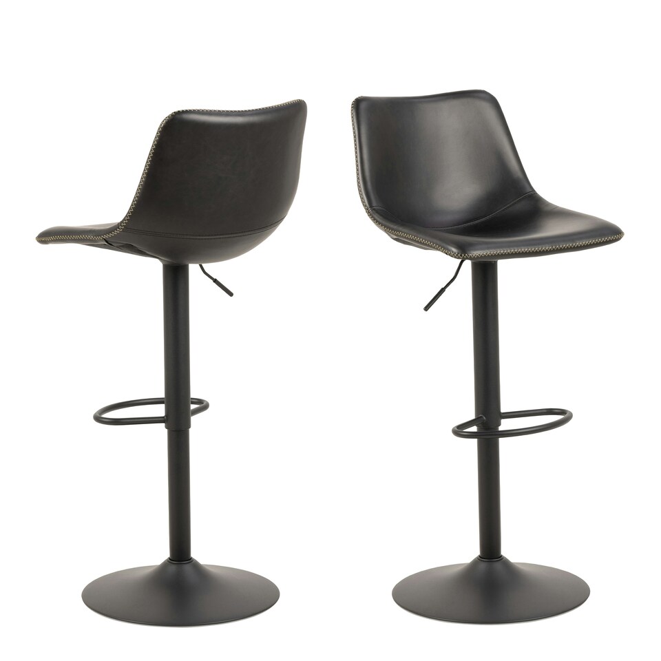 image 1 of I_Oregon Bar Stool in Black One Supplied