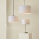 image 6 of ValueLights Reni Small White Pendant Shade White