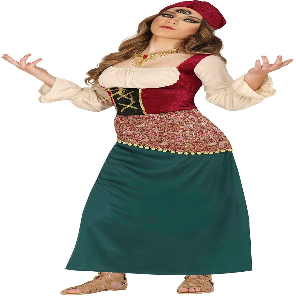 image 1 of Fancy Dress Adult Gipsy - S