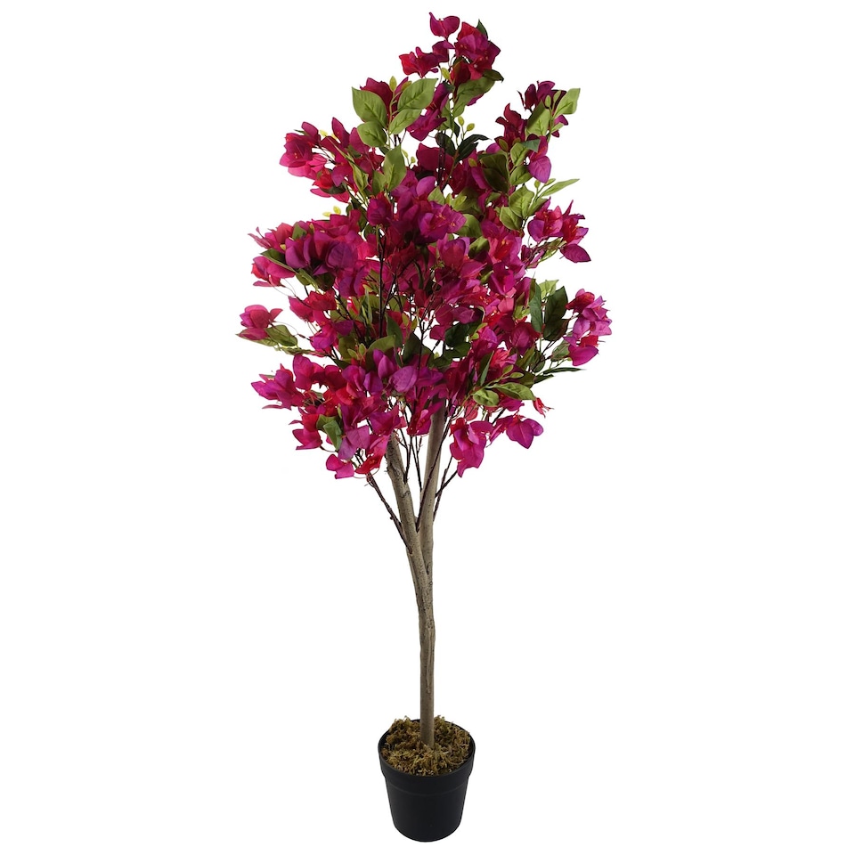 image 1 of 120cm Artificial Pink Bougainvillea Tree