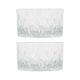 image 1 of LAV Odin Glass Serving Bowls - 9.5cm - Pack of 2 | Clear | Clear