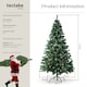 image 6 of Christmas Tree - artificial Christmas tree with frosted tips, pine cones, and metal stand | Green | green | 1