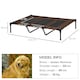 image 4 of PawHut Elevated Dog Bed Cooling Raised Pet Cot for Indoor Outdoor Use, XX Large