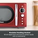 image 8 of Hamilton Beach 20L Retro Red Microwave