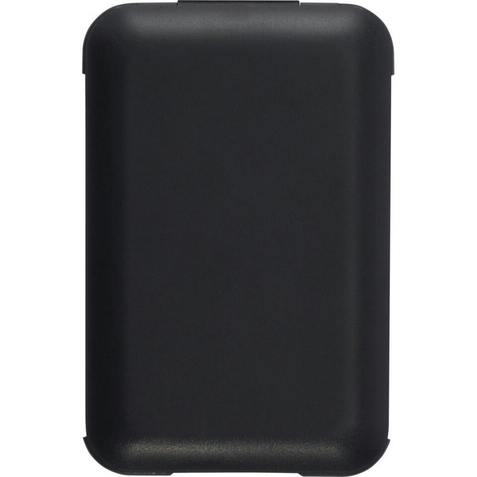image 1 of Savvy Recycled Plastic Modular Charging Cable with Phone Holder - Solid Black - One Size