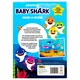 image 2 of Baby Shark Make A Scene Activity Book - Blue - One Size