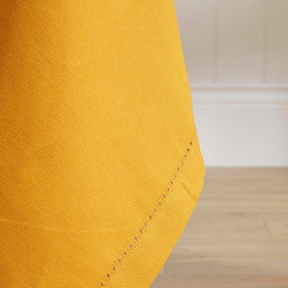 image 1 of Homescapes Mustard Yellow Tablecloth - 178 x 300 cm Yellow