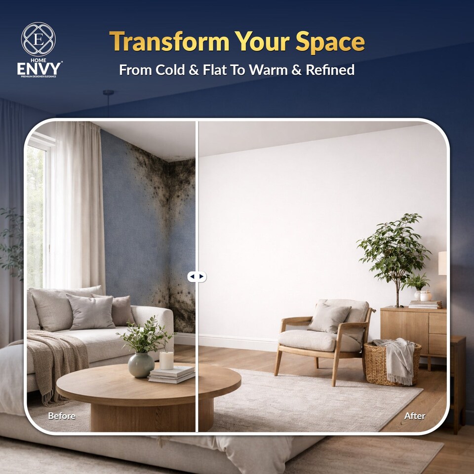 image 1 of ENVY All-in-One Paint - High Coverage Multi Surface Paint for Walls, Wood & Furniture  - All White - 1L - Matt