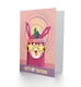 image 2 of Stars Pink Llama Age 8 Year Old Child Kids 8th Birthday Card