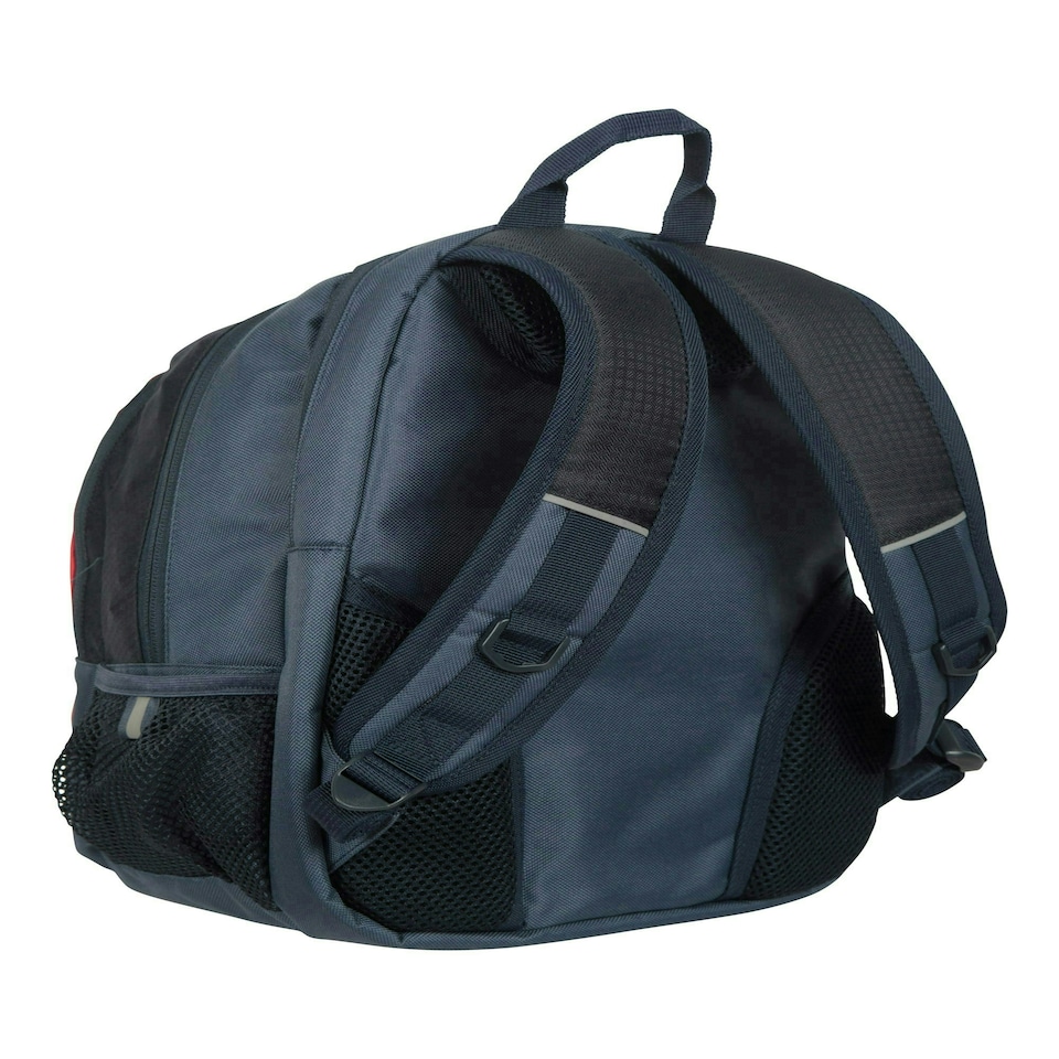image 1 of Mountain Warehouse Quest Backpack Reflective Compact Hiking Rucksack Bag - 12L Blue | Navy