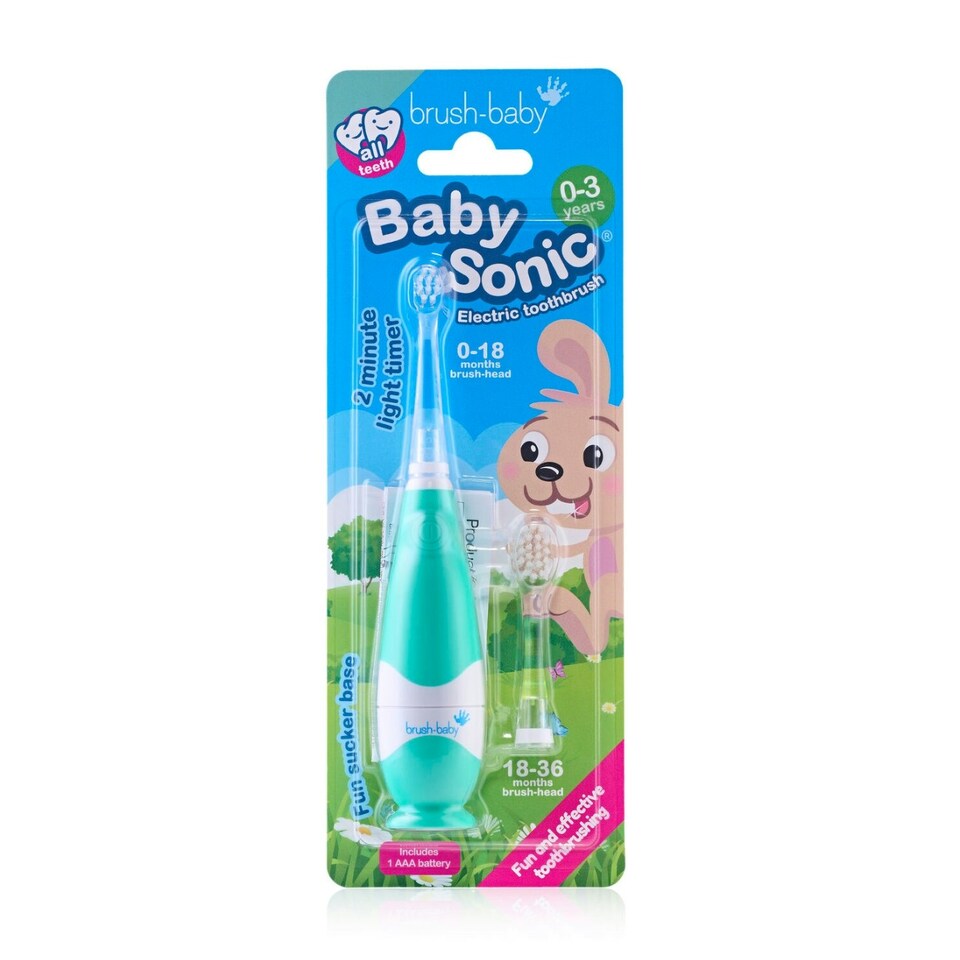 image 1 of Brush Baby BabySonic® Toddler First Electric Toothbrush Gift Set