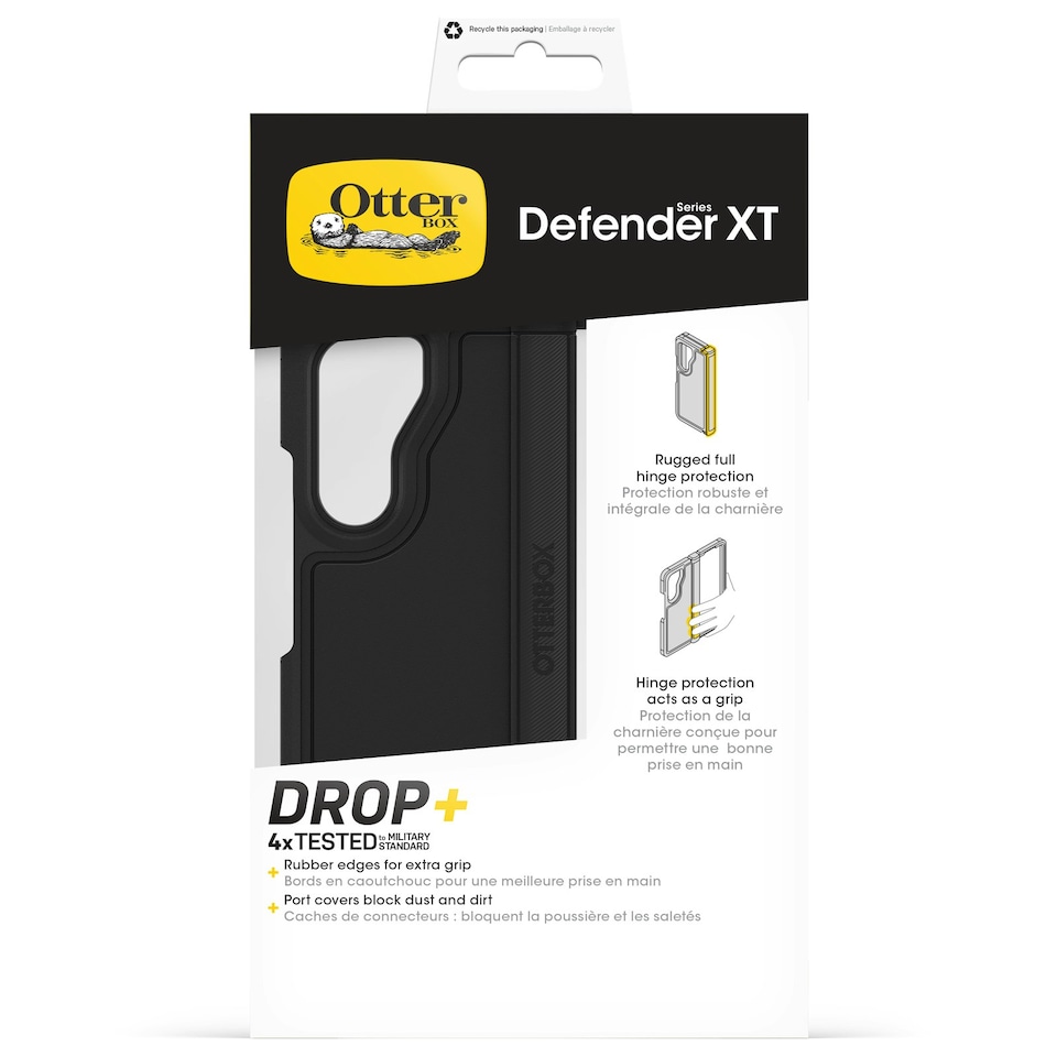 image 1 of OtterBox Defender XT Case for Samsung Galaxy Z Fold5 Black Black