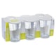 image 2 of 200ml Drinking Glasses Sets Glassware Patterned Water Cup Juice Cocktail Tumbler | Clear | Clear | Set of 12 London