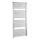 image 1 of Heated Vertical Towel Rail Straight Rails 1096 BTU Chrome 1100x 500mm | Silver | Chrome | 1