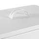 image 5 of Harbour Housewares White Vintage Metal Kitchen Bread Bin Kitchen Caddy Kitchen Storage Containers Canister