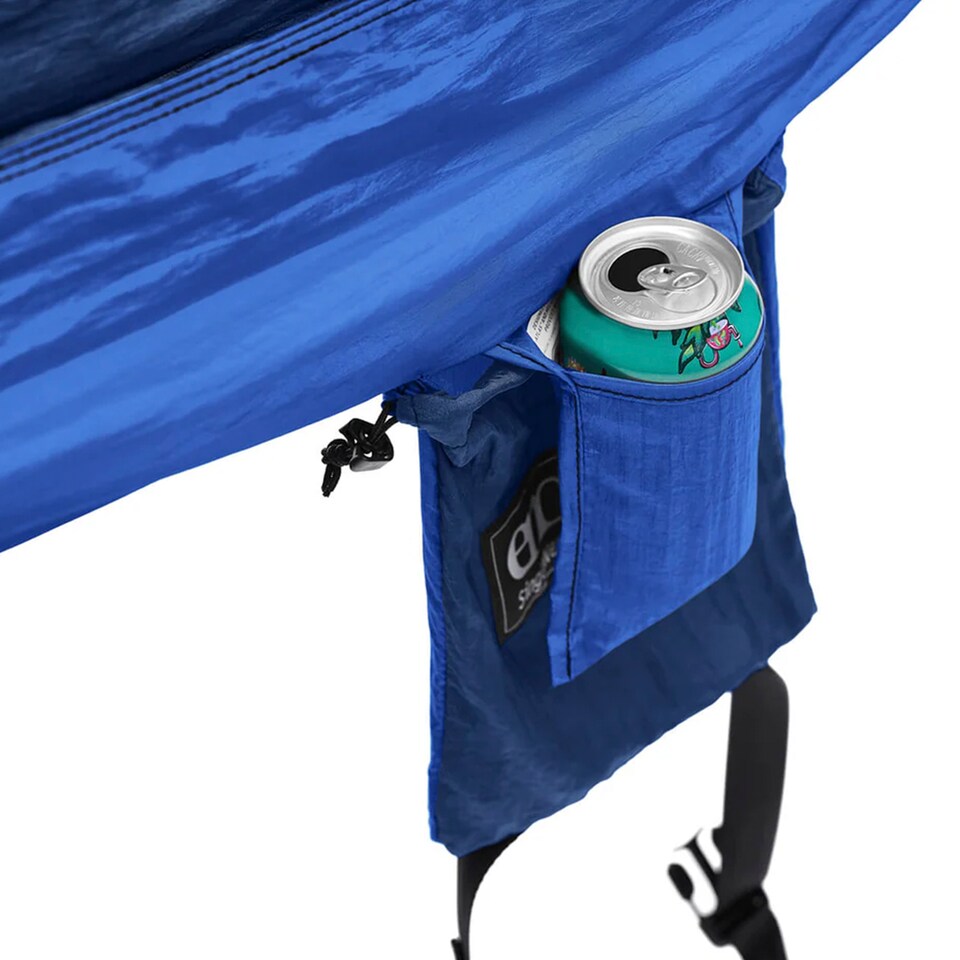 image 1 of SingleNest Hammock - Lightweight Durable Portable Camping Hammock | Blue | Navy