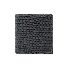 BHS Chunky Cable Knit Throw, Grey | Grey | Grey | One Size | 1