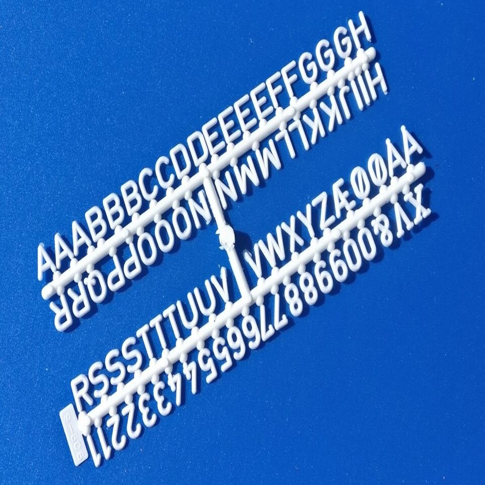 image 1 of GM Structures Alphabet & Numerals Set