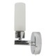 image 3 of First Choice Lighting Set of 2 Polished Chrome IP44 Bathroom Wall Light With Pull Cord Switch Chrome | White