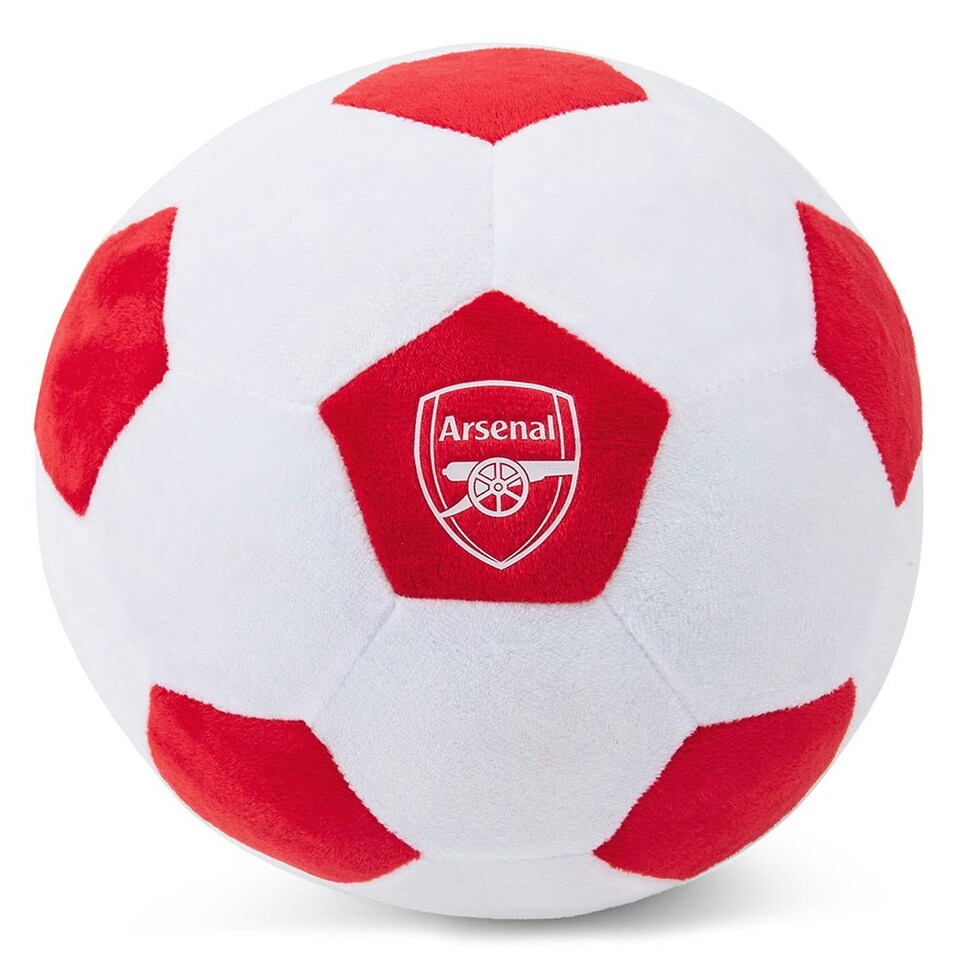 Arsenal FC Football Plush Toy - White/Red - One Size
