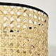 image 5 of Set of 2 Kona - Natural Rattan 25 cm Easy Fit Pendant Shades | Cream | Medium | 2
