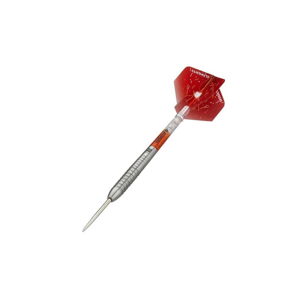 image 1 of Unicorn Striker Tungsten Darts (Pack of 3) - Silver/Red - 22g
