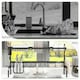image 3 of HOMCOM Over The Sink Dish Drying Rack, 2 Tier Adjustable Dish Drainer Black