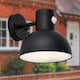 image 2 of Arkle - Black Motion Sensor Outdoor Wall Light