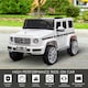 image 3 of HOMCOM Mercedes Benz G500 12V Kids Electric Ride On Car w/ Remote Control White