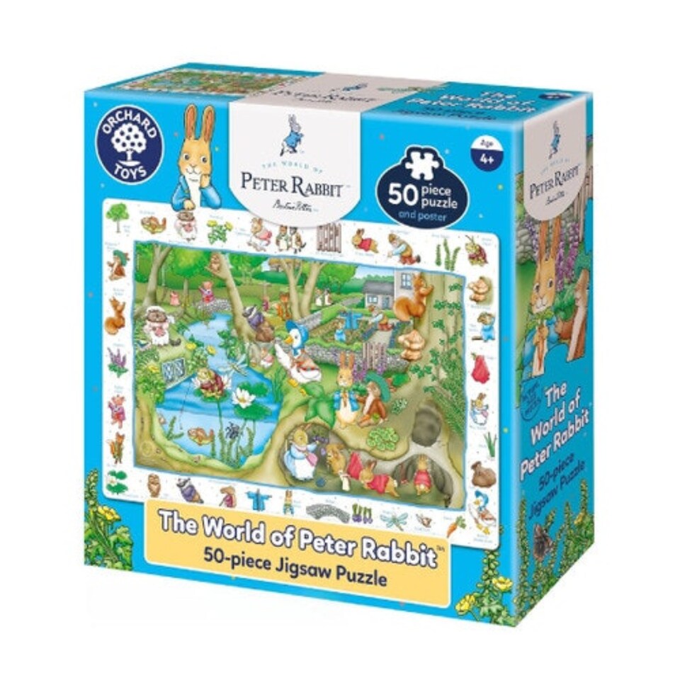 image 1 of Orchard Toys World Of Peter Rabbit Mr Mcregor’s Garden 50 Piece Jigsaw Puzzle