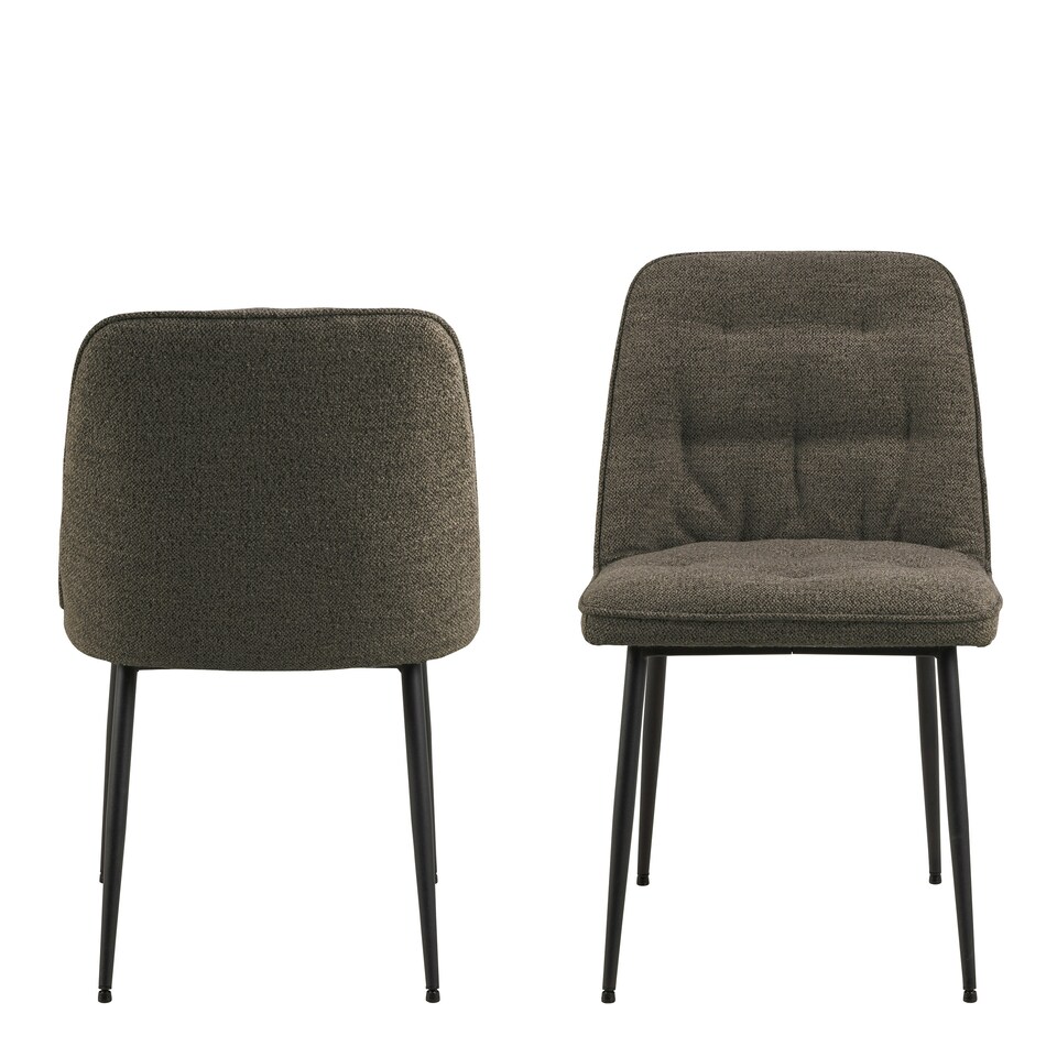 image 1 of Brooke Dining Chair in Taupe.