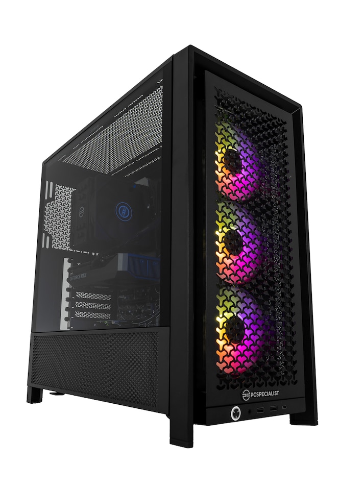 image 1 of PCSpecialist PRO Gaming PC - Ryzen 7 7700 Nvidia RTX 5060Ti 32GB RAM 2TB M.2 SSD Windows 11 Home