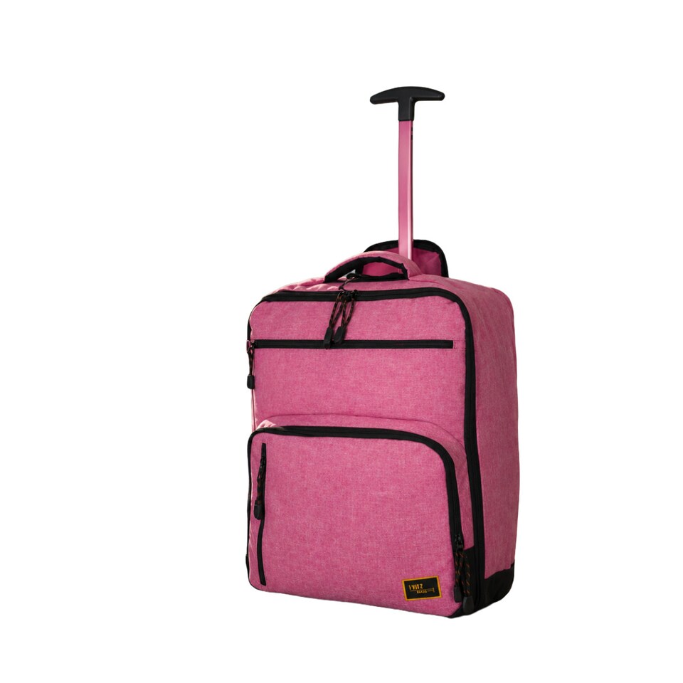 image 1 of Telescopic Handle Carry-On Bags - Pink