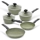 image 1 of Prestige Aluminium Plan Based Non Stick Induction 5 Piece Cookware Set