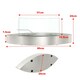 image 5 of Living and Home Oval Stainless Steel Bio Ethanol Tabletop Fireplace, Silver