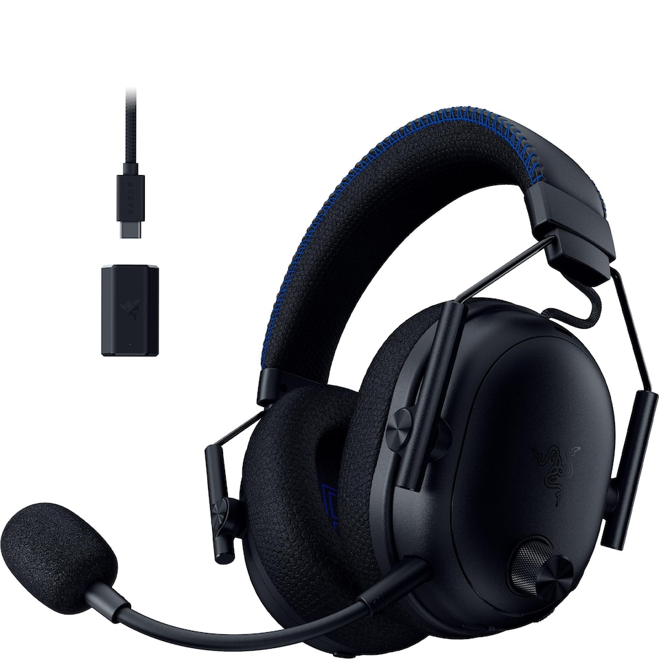 image 1 of BlackShark V3 Pro for PlayStation - Wireless Active Noise Cancellation Esports Headset ANC - TriForce 50 mm Drivers - HyperSpeed 2,4 GHz - THX Spatial Audio - PS5/PC | Black