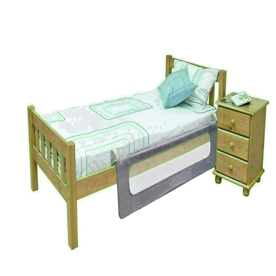 image 1 of Safetots Extra Wide Bed Rail, Grey 140cm Wide x 50cm Tall, Toddler Bed Guard For Safety