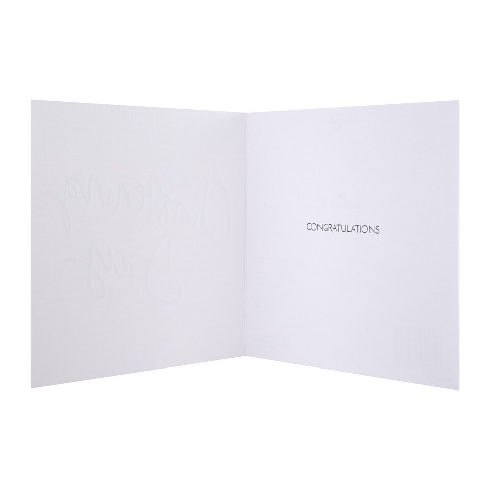 image 1 of Hallmark Christening Card - Inkwave Typography Design