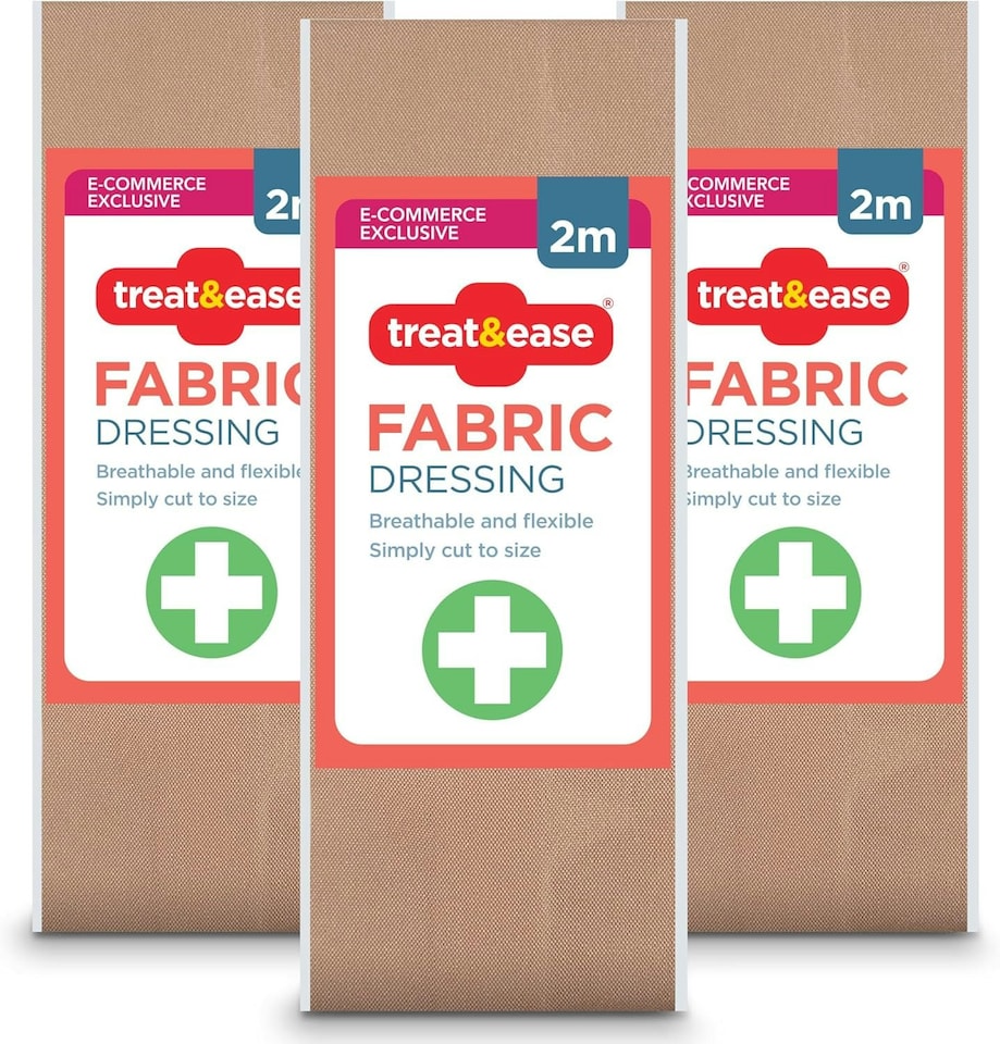 image 1 of SOL Fabric Wound Dressing Strips 6m - Cut-to-Size Flexible Plasters