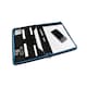 image 2 of Monolith Blueline Zipped Conference Folder A4 Black 3351