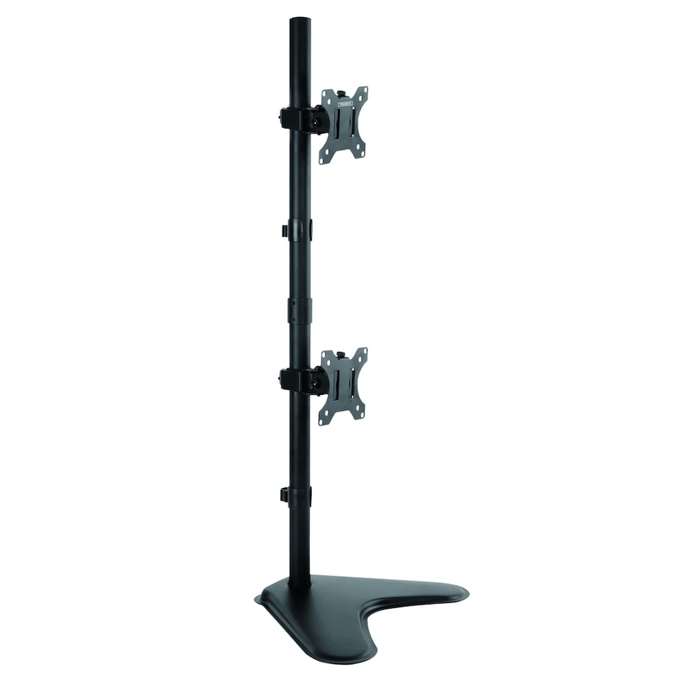 image 1 of TekBox Dual Screen Vertical Monitor Mount