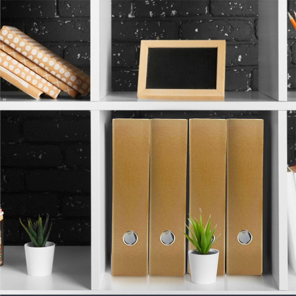 image 1 of A4 Kraft Paperboard Lever Arch File