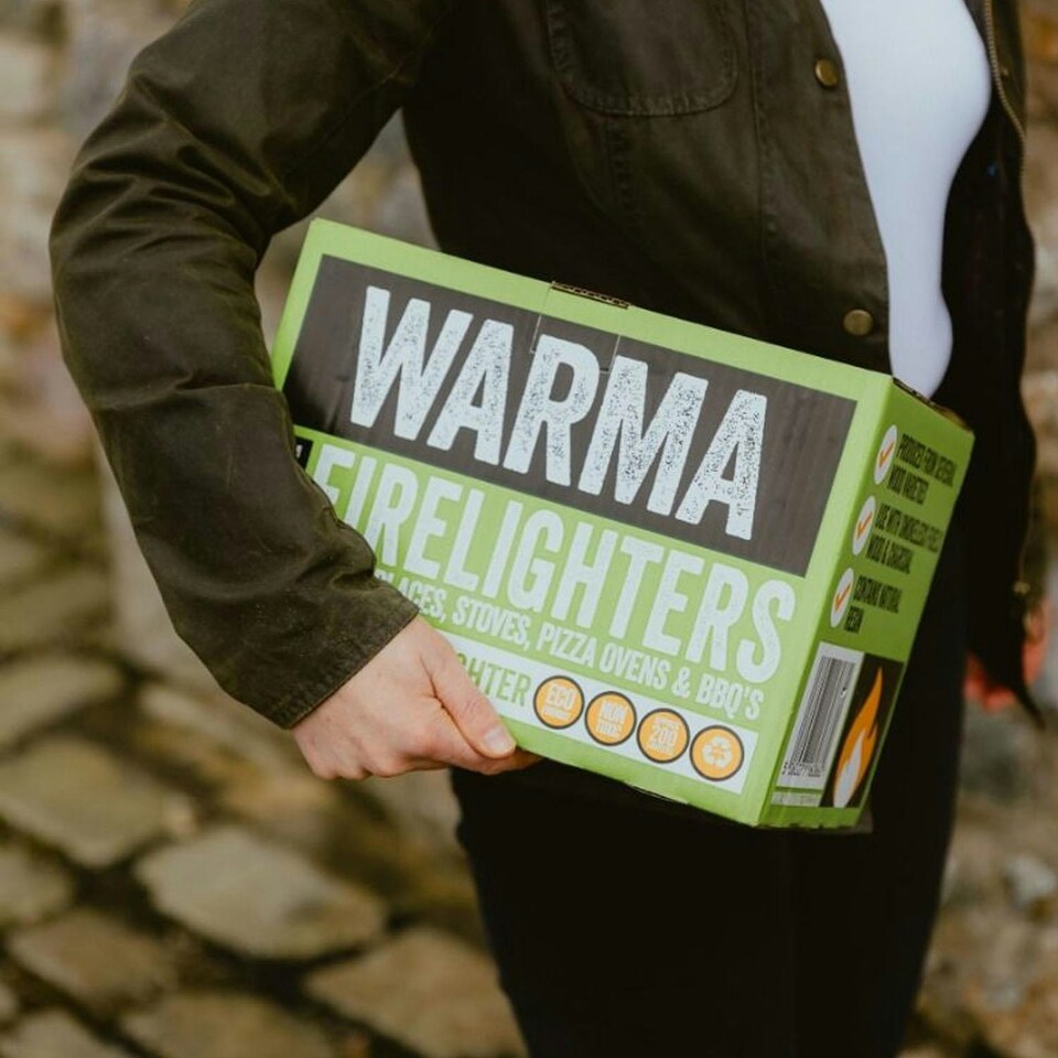 image 1 of Warma Natural Eco Wood Wool Firelighters - 200 Pieces