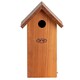 image 1 of Douglas Fir Wood Bird Nest Box Wood 100% Brown