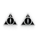 image 8 of Official Harry Potter Stud Earring Set including Platform 9 3/4, Hedwig & Letter, and the Deathly Hallows earrings WE0107